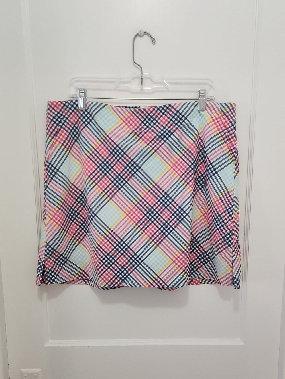 Lady Hagen Plaid Check Golf Skort Size 14 - Picture 1 of 11